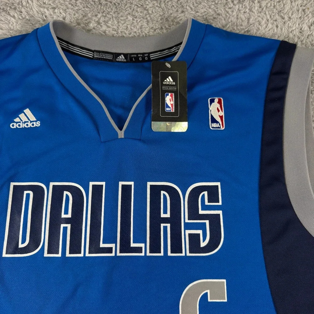 Adidas Dallas Mavericks Tyson Chandler 6 NBA Jersey Blue Mens Large NWT